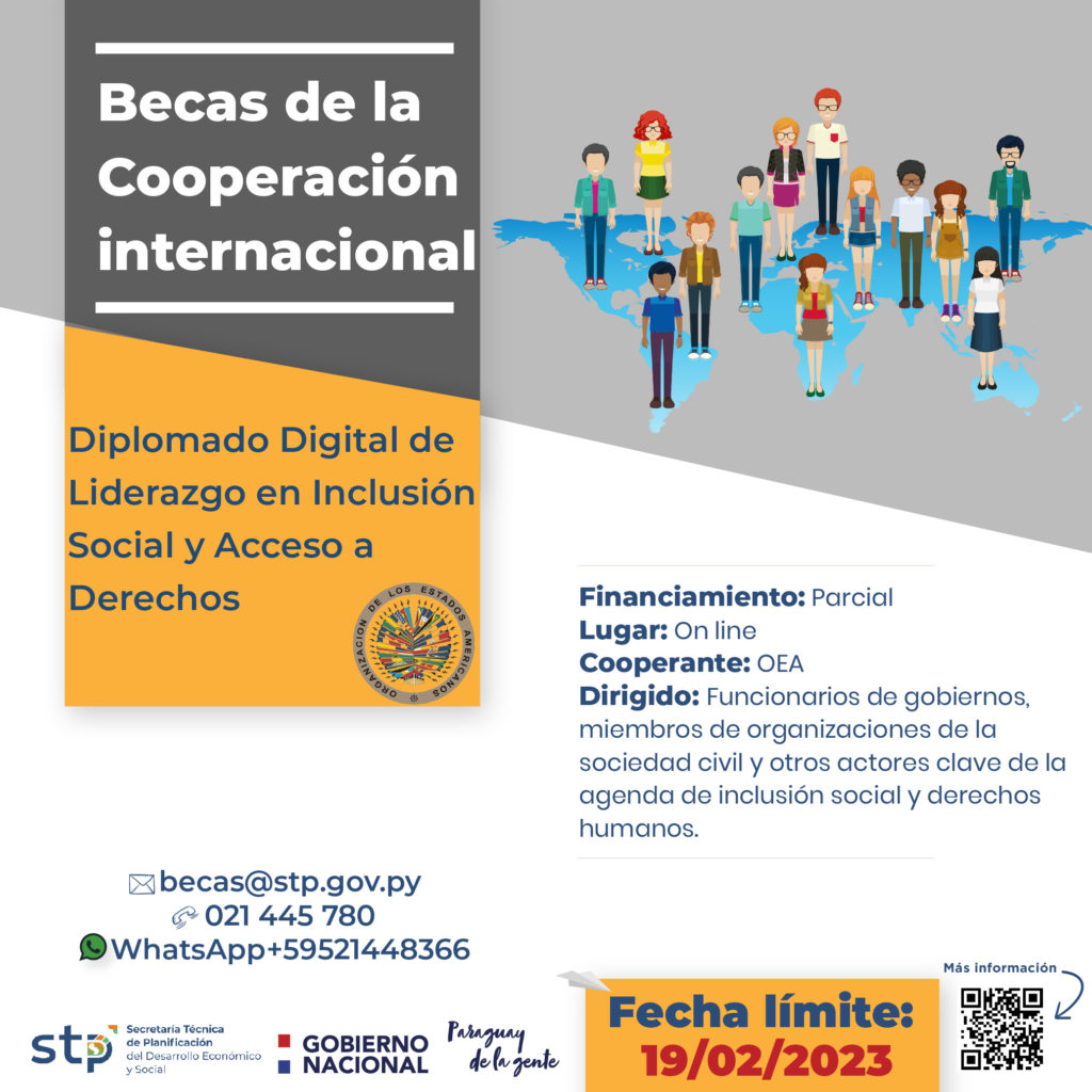 OEA abre convocatoria para Diplomado Digital de Liderazgo en Inclusión Social y Acceso a Derechos